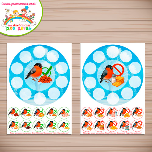 Дидактическая игра - сортировка для детей «Чем можно кормить снегирей, а чем нельзя!». Дидактическая игра - сортировка для детей «Чем можно кормить снегирей, а чем нельзя!».