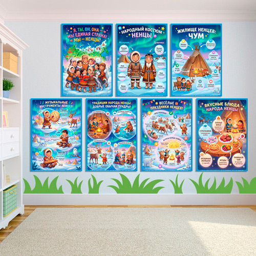 Папка-передвижка, плакаты - презентации (наглядный материал) «Народы России - Мы Ненцы!» Папка-передвижка, плакаты - презентации (наглядный материал) «Народы России - Мы Ненцы!»