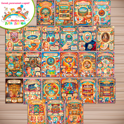 Развивающая книжка (папка-передвижка) плакаты - презентации (наглядный материал) «Русский народный промысел - Ростовская финифть». Развивающая книжка (папка-передвижка) плакаты - презентации (наглядный материал) «Русский народный промысел - Ростовская финифть».